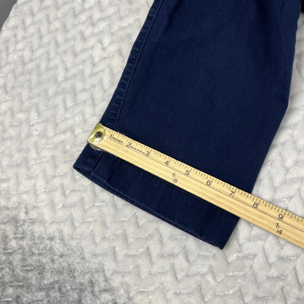 J. Crew Men's Straight Fit Flex Chino Pant Cotton H3186 Blue Size W34 L32 tag34